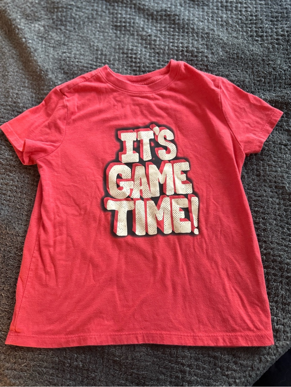 Kids Red Short Sleeve Tee